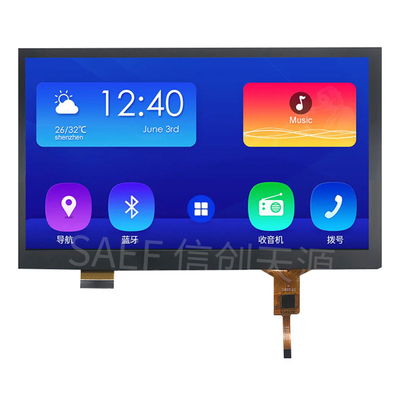 Pantalla táctil médica de 7 pulgadas, Pantalla táctil PCAP 1024X600 IPS TFT LCD RGB/mipi Interfaz W/ Pantalla táctil capacitiva