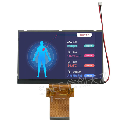 Pin 5,7" del LCD TFT 60 de la pantalla táctil del paisaje de FHD interfaz de la pulgada LVDS