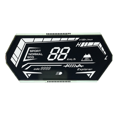 Exhibición alfanumérica del LCD del segmento de VATN para el metro Front Screen del odómetro del velocímetro