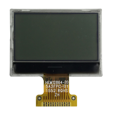 Interfaz positivo del DIENTE 3.3V SPI de la representación gráfica de FSTN 128x64 LCD con retroiluminación blanca
