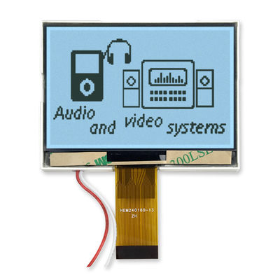 Interfaz positivo gráfico del módulo FSTN 3.3V MUC 8080 de la representación del DIENTE 240x160 LCD