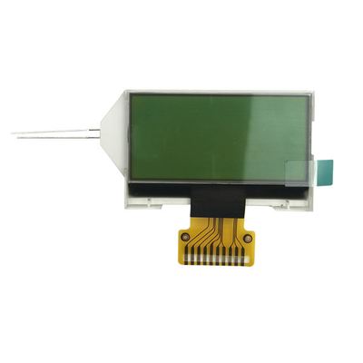 Color de fondo verde amarillo del módulo del LCD del DIENTE del interfaz 128x64 de SPI