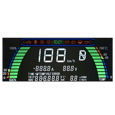 Exhibición transmisiva negativa del TN LCD con el ODM ultra ancho del OEM de la temperatura de funcionamiento