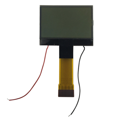 Exhibición gráfica 128x64 del DIENTE STN LCD con color de fondo verde amarillo