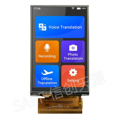 3Display LCD TFT táctil de 0,5 pulgadas HVGA TN Tipo 320X480 MCU Interfaz de 16 bits