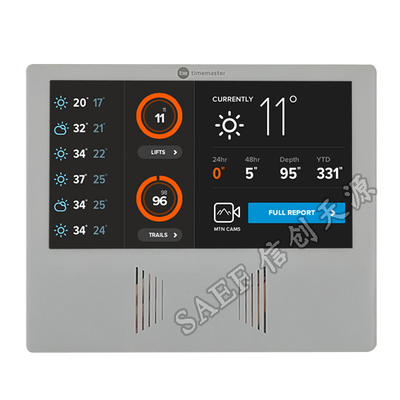 1024x600 puntea la pantalla TFT táctil de 7 pulgadas, ángulo de visión completo del panel táctil de PCAP