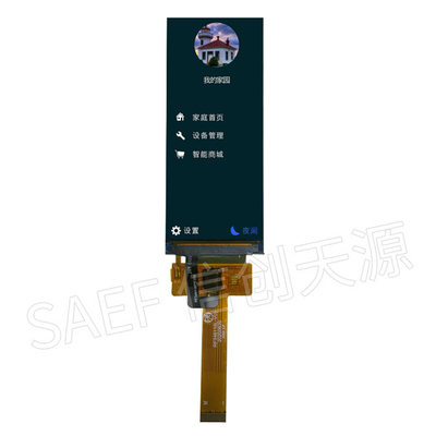 Exhibición 3,51" de TFT LCD del interfaz de MIPI pulgada 340x800 IPS ST7701S