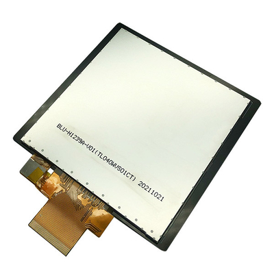 Display TFT industrial de 4 pulgadas cuadradas 480x480 40 pines para la automatización del hogar, 4 pulgadas LCD cuadrado con PCAP Touch