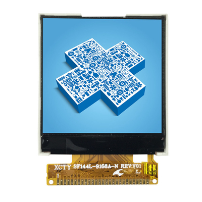 Pantalla de pantalla LCD pequeña cuadrada, TFT LCD de 1,44 pulgadas 128x128 con interfaz MUC de 8 bits