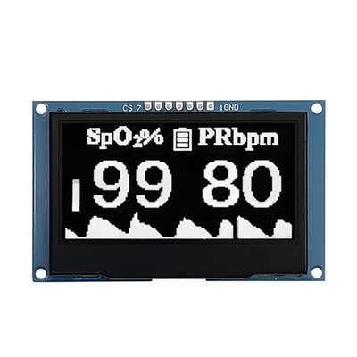 2.42 pulgadas 7 pin SPI Interfaz placa de control OLED SSD1309/SPD0301 controlador de circuito