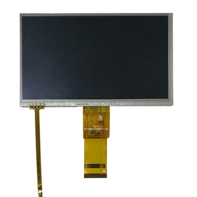 7" pantalla de visualización de 800x480 TN TFT, el panel industrial de la pantalla táctil del RGB de 50 pernos