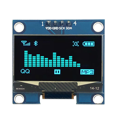 La pulgada pasiva I2C OLED de la matriz 1,3 exhibe los pernos del PWB 4 del DIENTE 128x64