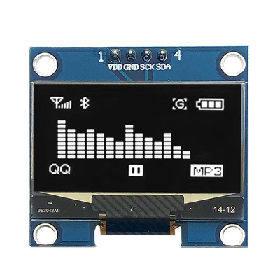 La pulgada pasiva I2C OLED de la matriz 1,3 exhibe los pernos del PWB 4 del DIENTE 128x64
