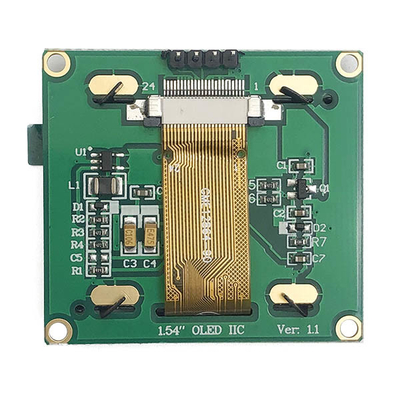 1,54” módulos de la exhibición de 128x64 OLED, pantalla de I2C OLED con todos los ángulos de visión