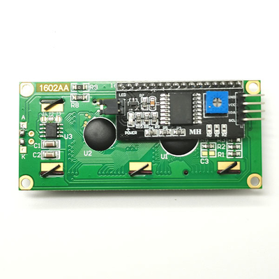 El carácter LCD del interfaz 16x2 de I2C exhibe número de pernos azul 5V 4