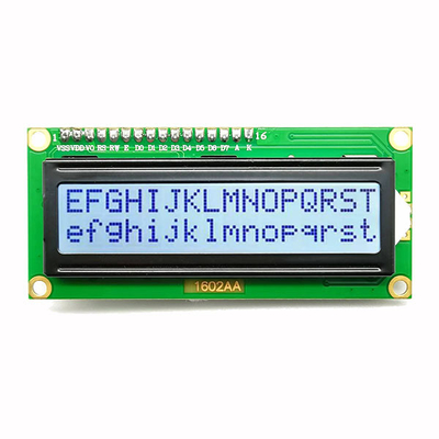 El carácter LCD del interfaz 16x2 de I2C exhibe número de pernos azul 5V 4