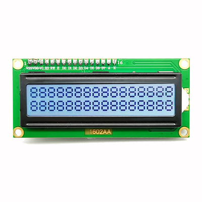 El carácter LCD del interfaz 16x2 de I2C exhibe número de pernos azul 5V 4
