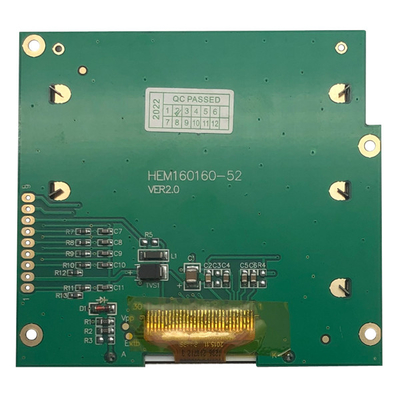 interfaz positivo FSTN LCD del módulo gráfico ST75161 3.3V VDD SPI de la exhibición de 160x160