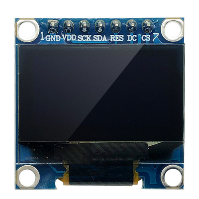 0.96 pulgadas SSD1306 controlador 7 pines Fuentes blancas y azules SPI OLED pantalla 128x64 3V PMOLED