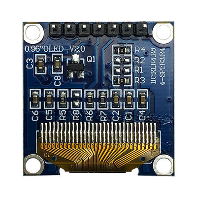 7 pines 0,96 pulgadas OLED Modulo de pantalla SPI 3V Blanco PMOLED
