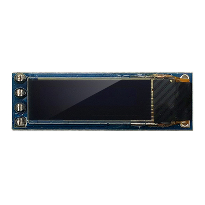 4 pulgada I2C IIC SSD1306 3V 5V del módulo 0,69 de la exhibición de los pernos 96x16 OLED compatible