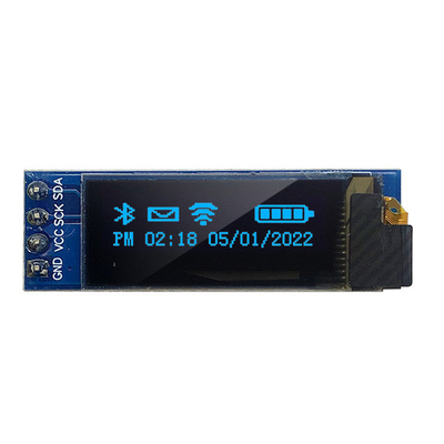 módulo de la exhibición de 3V 5V 128x32 OLED pernos de 0,91 pulgadas 4 con SSD1306 el conductor IC