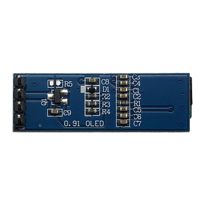 módulo de la exhibición de 3V 5V 128x32 OLED pernos de 0,91 pulgadas 4 con SSD1306 el conductor IC