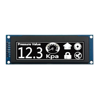 3Display gráfico OLED de.12 pulgadas 256x64 Interfaz SPI de puntos Fuentes blancas / azules / amarillas / verdes
