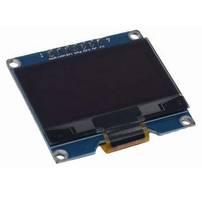 1Modulo de pantalla OLED de 54 pulgadas 128x64 Interfaz SPI Fuente blanca / azul