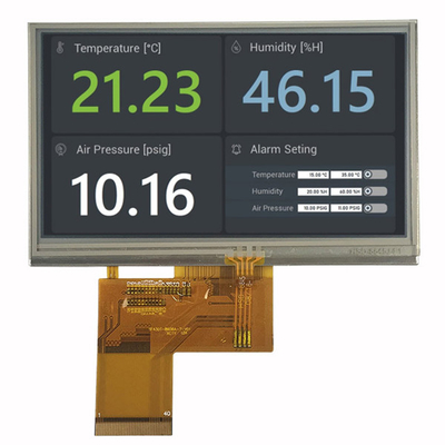 Pantalla LCD TFT de 4.3 pulgadas con toque resistivo 480x272 ST7282T2 Interfaz RGB de 40 pines