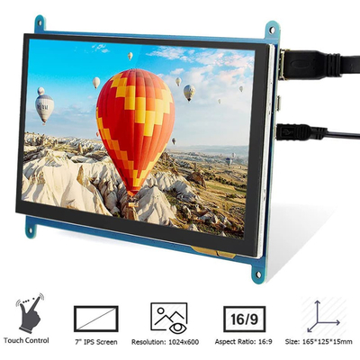 Frambuesa Pi4 HDMI exhibición 800x480 Dots With Capacitive Touch Panel de TFT LCD de 7 pulgadas