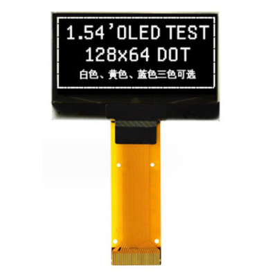 1.54 pulgadas OLED SSD1309 Pantalla monocromática con interfaces SPI paralelas y de 4 alambres
