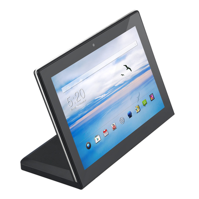 10Pantalla táctil Android de.1 pulgadas 1280x800 Escritorio en forma de L con puerto POE RJ45