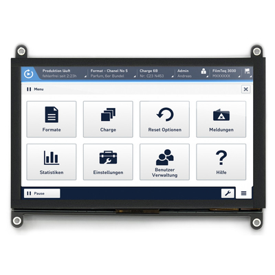 7 pulgadas HDMI TFT LCD con pantalla táctil capacitiva para Raspberry PI
