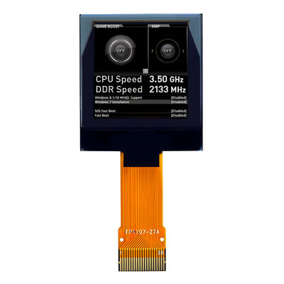 20 Pin Modulo de pantalla OLED de 1,12 pulgadas 128x128 40mm Conector ZIF de largo paralelo SPI I2C