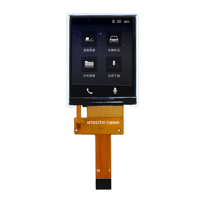 1Display LCD TFT de 77 pulgadas SPI Interfaz en serie 262K Pantalla a todo color