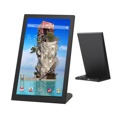 Monitor de pantalla táctil Android de 14 pulgadas en forma de L Con memoria integrada de 2 GB + 16 GB con HDMI RJ45 POE