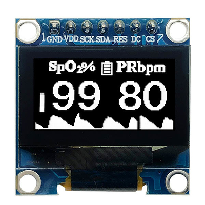 Pantalla OLED de 128x64 - SSD de 0,96 pulgadas1306 SPI para proyectos de IoT y Arduino.