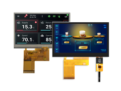 4Módulo LCD TFT de 3 pulgadas - 800x480 ST7282 Vista completa para industria y automóviles.